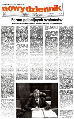 Nowy Dziennik - Weekly Edition - Incls Supplement