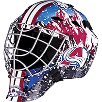 Franklin Sports GFM 1500 NHL Colorado Avalanche Goalie Face Mask
