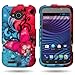 CoverON® Slim Hard Case for ZTE Reef N810 with Cover Removal Tool - (Pink Blue Butterfly)