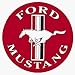 Ford Mustang Porcelain Refrigerator Magnet