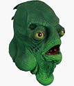 Gill Green Swamp Creature Mask Adult Halloween Costume Accessory