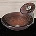 VIGO Kenyan Twilight Glass Vessel Bathroom Sink