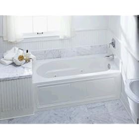 Kohler Almond Devonshire Bath Whirlpool with Integral Apron