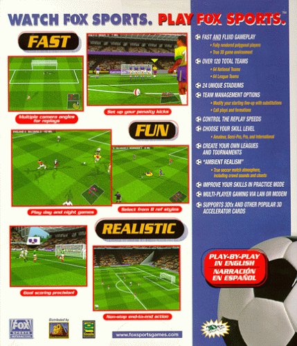 Fox Sports: Soccer '99 - PC