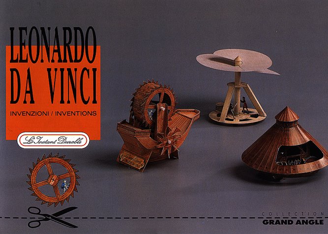 Inventions de Leonardo da Vinci : Livre-maquette à découper