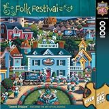 MasterPieces Sweet Shoppe 1000 Piece Puzzle Folk Festival Collection