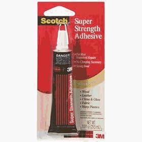 Click here to buy 3M 6004 Scotch Brand Super Strength Adhesive by 3M.