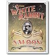 Nostalgic Jack Daniels Tin Sign : White Rabbit