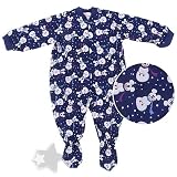 Mickey Mouse Snowman Footed Pajamas for Baby Boys