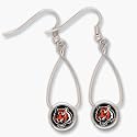 Cincinnati Bengals French Loop Dangle Earrings
