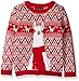 Blizzard Bay Boys' Little Boys' Glitter Vomit Unicorn Sweater, Red/White