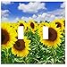 Sunflowers in Field Wallplate Decorative Switch Plate Cover (2 Gang - Double