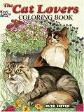 Books : The Cat Lovers Coloring Book (Dover Coloring Book)