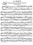 Bach, J.S. Book II: Prelude and Fugue No. 22: Instantly download and print sheet music