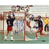 Gary Gait Syracuse Orange Lacrosse Autographed 16x20 Photograph with Air Gait Inscription
