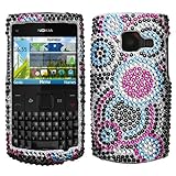 Bubble With Full Rhinestones Hard Protector Case Cover For Nokia X2