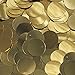 20mm Round Flat Sequins Rich Egyptian Gold Shiny Metallic. Made in USA