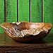 Hand Sculpted Reclaimed Teak Wood Fruit Bowl - Small