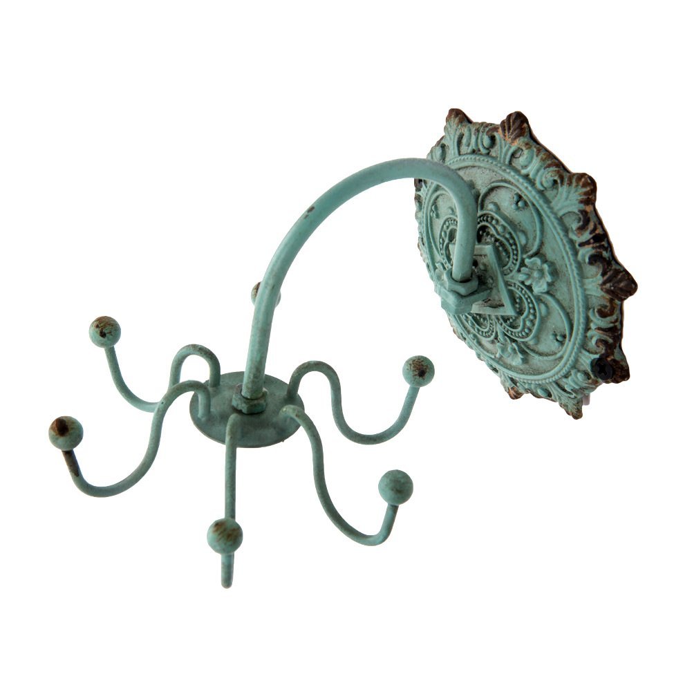 Antique Jewellery Wall Display Hanger Jewelry Holder Rack Metal Hooks