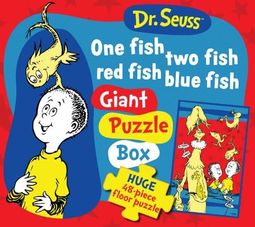 Dr. Seuss One Fish Two Fish Red Fish Blue Fish Giant Puzzle Box: Huge 48-piece floor puzzle