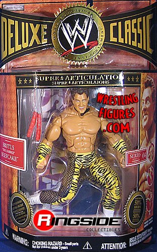 BRUTUS BEEFCAKE - CLASSIC DELUXE 4 EXCLUSIVE WWE TOY WRESTLING ACTION FIGURE