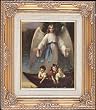 Guardian Angel by Simeone Framed Art, 13.5" x 15.5" - MADE IN ITALY
