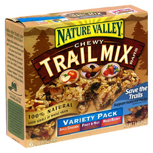 Nature Valley Chewy Trail Mix Bars, Variety Pack (Fruit & Nut, Apple Cinnamon, Mixed... by Nature Valley
