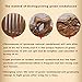 Xuanli Wood Combs Natural Green Sandalwood Combs Handmade Combs For Hair No Static M002