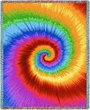 Tie Dye Throw - 70 x 53 Blanket/Throw
