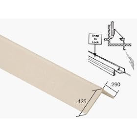 Click here to buy CRL White Snap-In Vinyl Glazing Bead 72 in long - 20 Pack by Crlaurence.