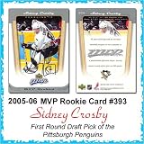 Upper Deck Pittsburgh Penguins 2005-06 Sidney Crosby MVP Rookie Card