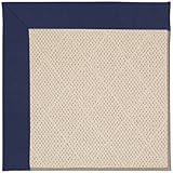 IMAGE OF Capel Zoe-White Wicker Navy Rectangle 8.00 x 10.00 Area Rug