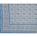 Queen Bed Sheet in Cotton with Block Prints Queen Size (bshtd582)