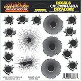 Lethal Threat Bullet Holes 6 X 6 Decal