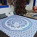 Bohomandala Free Spirit Mandala Blue Tapestry
