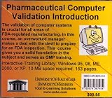 Pharmaceutical Computer Validation Introduction