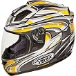 GMAX GM68 Max Men's Full Face Motorcycle Helmet - White/Yellow/Black