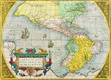 12X16 inch Rare Antique Map Canvas Art America Map