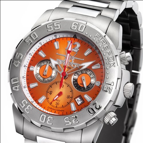 FIREFOX Herrenuhr TRAVELER Chronograph FFS30-107 orange