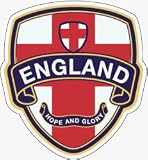 England Soccer Badge Car Magnet