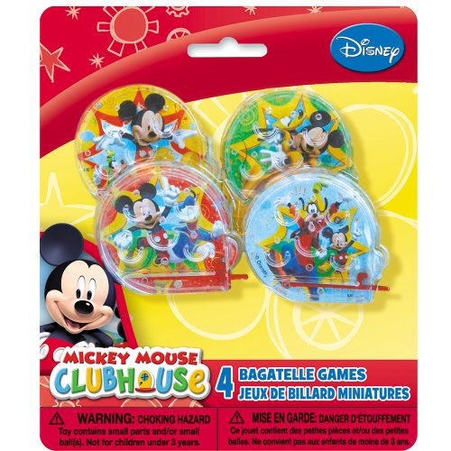 Mickey Mouse Ball Maze Games, 4 Count