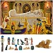 Melissa & Doug Tomb of the Kings Floor Puzzle with Ancient Egypt Toob Set of 3 Items