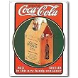 Nostalgic Coca Cola Tin Sign : Handy Container