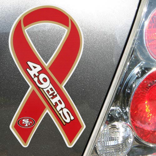 San Francisco 49ers Ribbon Magnet