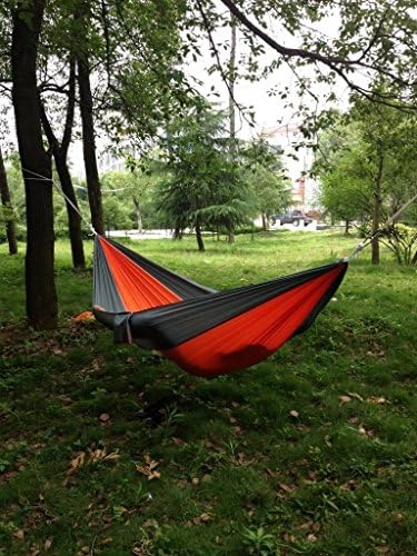Afranker Portable Nylon Fabric Travel Camping Hammock
