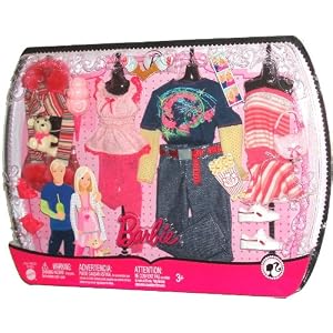 Barbie Doll Clothes Fashion N7483 Summer Date Outfit for Ken and Barbie with Jacket, 2... by 