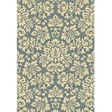 Contemporary Area Rug, Dynamic Rugs Eclipse Collection 6'7x9'6 Blue by 