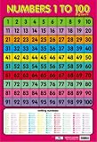 Numbers 1 to 100 - Educational Poster Chart (40x60cm)