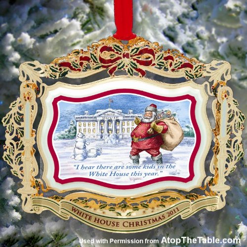 1 X 2011 Official White House Christmas Ornament - President Theodore Roosevelt