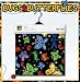 Butterflies Fabric 2yds 54 in Wide Butterfly Theme 100% COTTON Sewing Material For Quilt Apparel or Projects 100% COTTON Sewing Material For Quilt Apparel or Projects- Top Rated Quality 22% more FABRIC than 44 in width